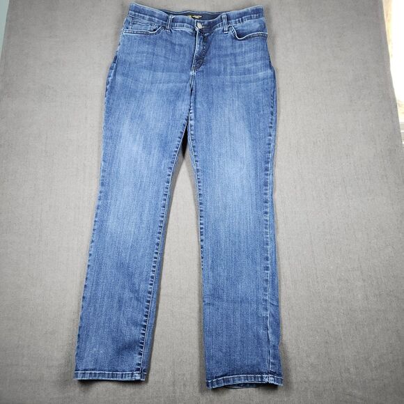 Lee Denim - Lee Jeans Womens Size 16 Long regular fit straight leg midrise